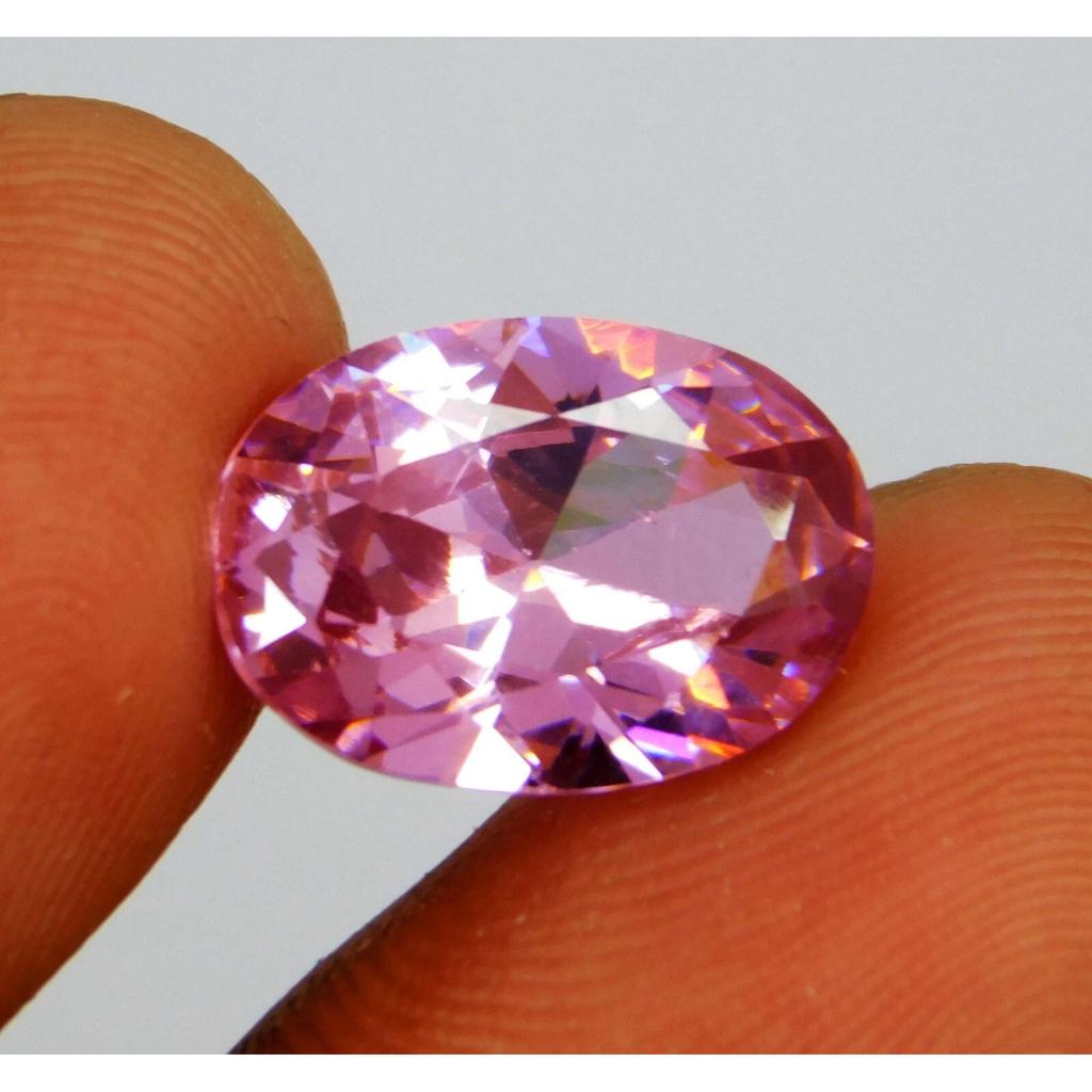 "BEAUTIFUL" 7.40 Ct Natural Cambodian Pink Zircon Oval Cut Best Loose Gemstone