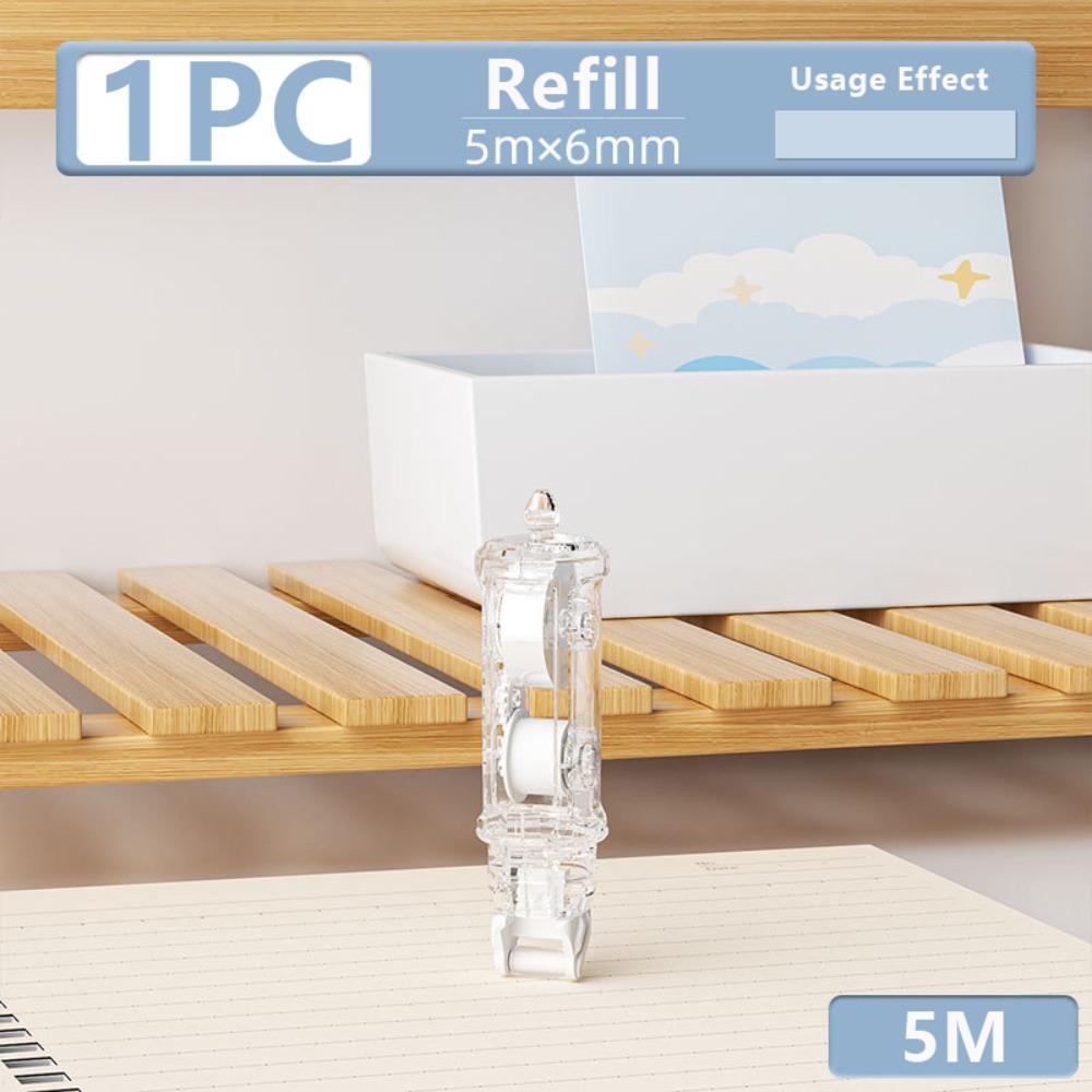 Pen Shape Glue Tape Rotary Type Dispensing Adhesive New Double-sided Adhesive Tape  School Office