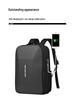 Waterproof Men's High-End Fashion Laptop Backpack for Travel and School with Large Capacity