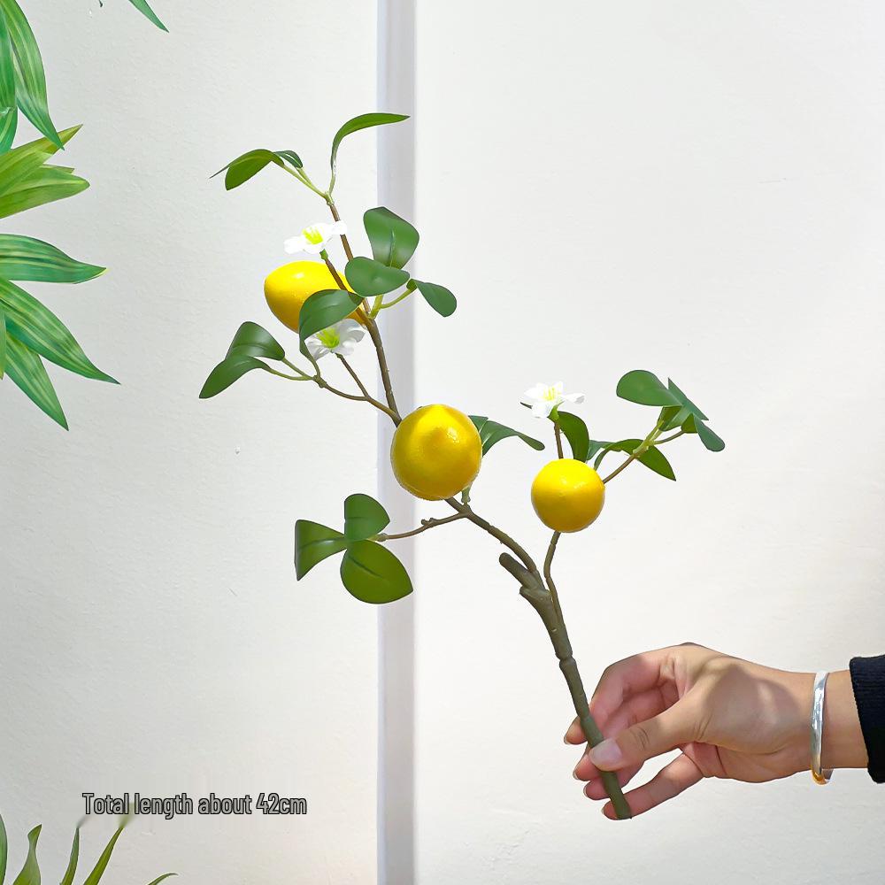 

Artificial Lemon Fruit & Flower Arrangement for Table Decoration