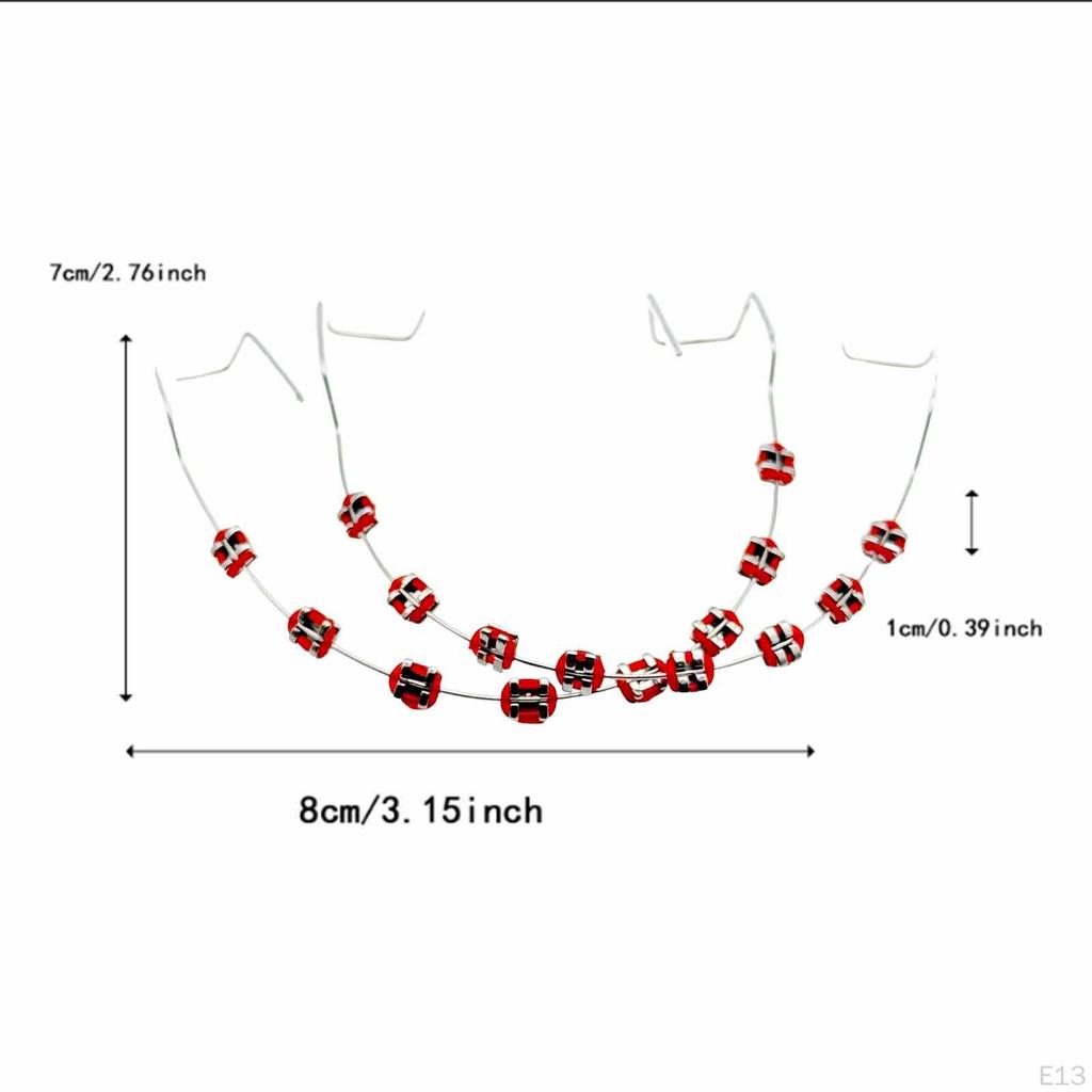 Temporary Tooth Decoration Decorative with Metal Wires Gift for Family