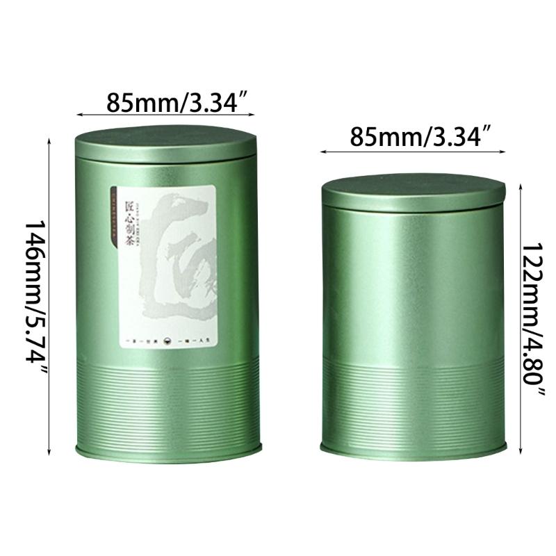 Coffee Storage Jar Metal Tea Box Can for Loose Tea Smell Proof Container Leaf Tea Tinplate Containers Storage Gift Box