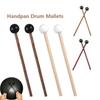 2 Stück/Set Schlaginstrument Zungentrommel Schlägel Silikon Schlägel Holz Trommelhammer Trommelklöppel Kleine Trommel