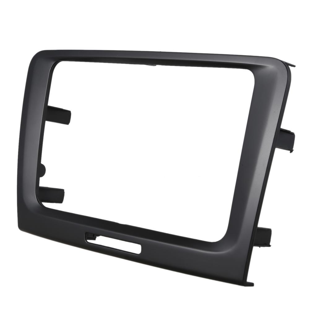 Black 220 X 130 210mm 2 Din Car DVD Radio Fitting Dash Panel Fascia Frame for 2009-2014 Skoda Superb