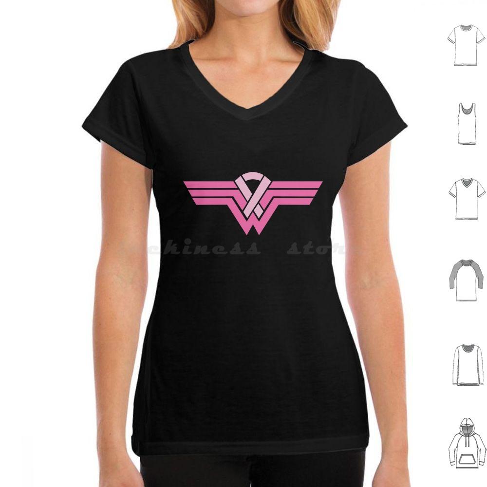 Superhero RibbonBreast Cancer Awareness T Shirt Big Size 100 Cotton Breast Cancer Survivor Breast Cancer Awareness Pink