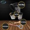 Viking Drinking OX Horn | Tankard | Mug | Cup for Ale, Beer, Mead, Wine, Shot Glass, Bottle Opener |100% Leak Free | Natural and Handmade