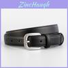 Minimalist Leather Belt For Women With Pin Buckle For Casual And Office Wear