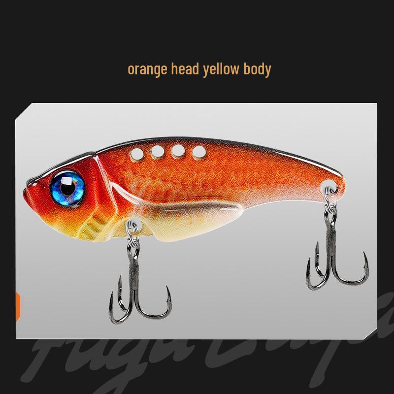 Iron Plate VIB Rattlesnake 3D Spinnerbait: Universal Long Cast Lure