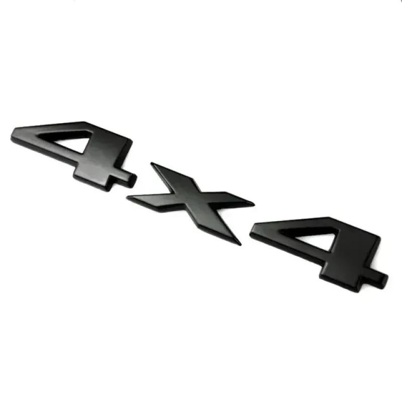 

3D металлическая 4X4 ограниченная эмблема, наклейка на заднюю часть багажника автомобиля, значок на багажник, наклейки для Grand Cherokee Compass Wrangler 4X4 -Black