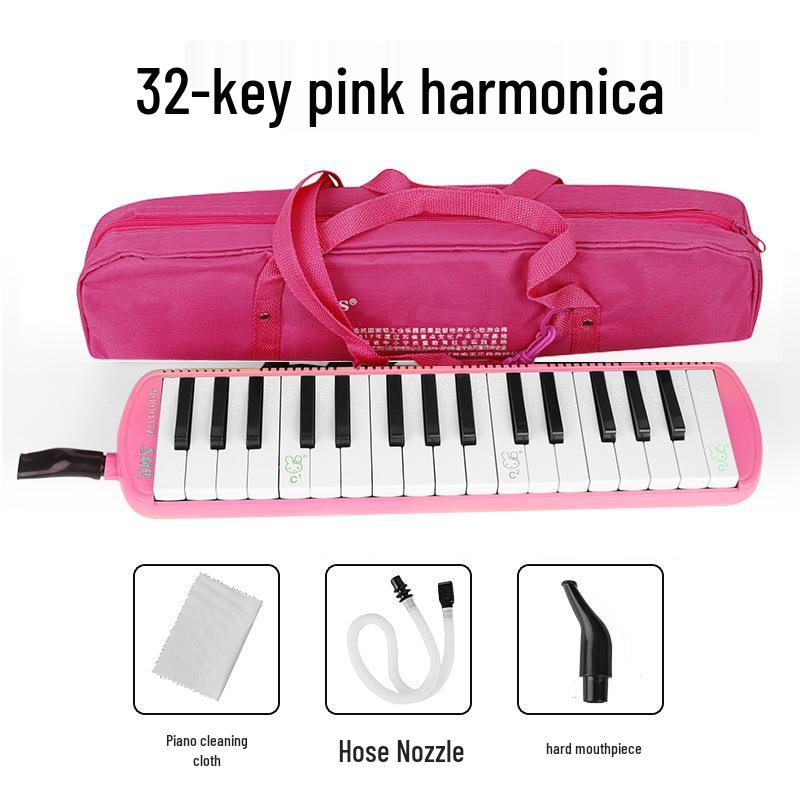 Qimei 37-Key Harmonica for Students, Teacher-Recommended 32-Key Harmonica for Children