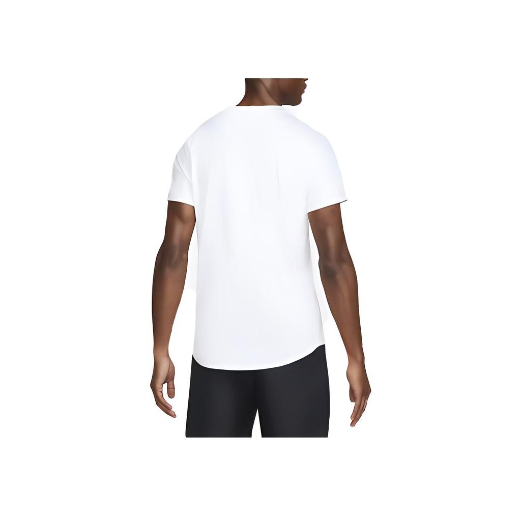 Nike Solid Color Logo Print Crew Neck Short Sleeve T-Shirt Men tops White DA4322-100