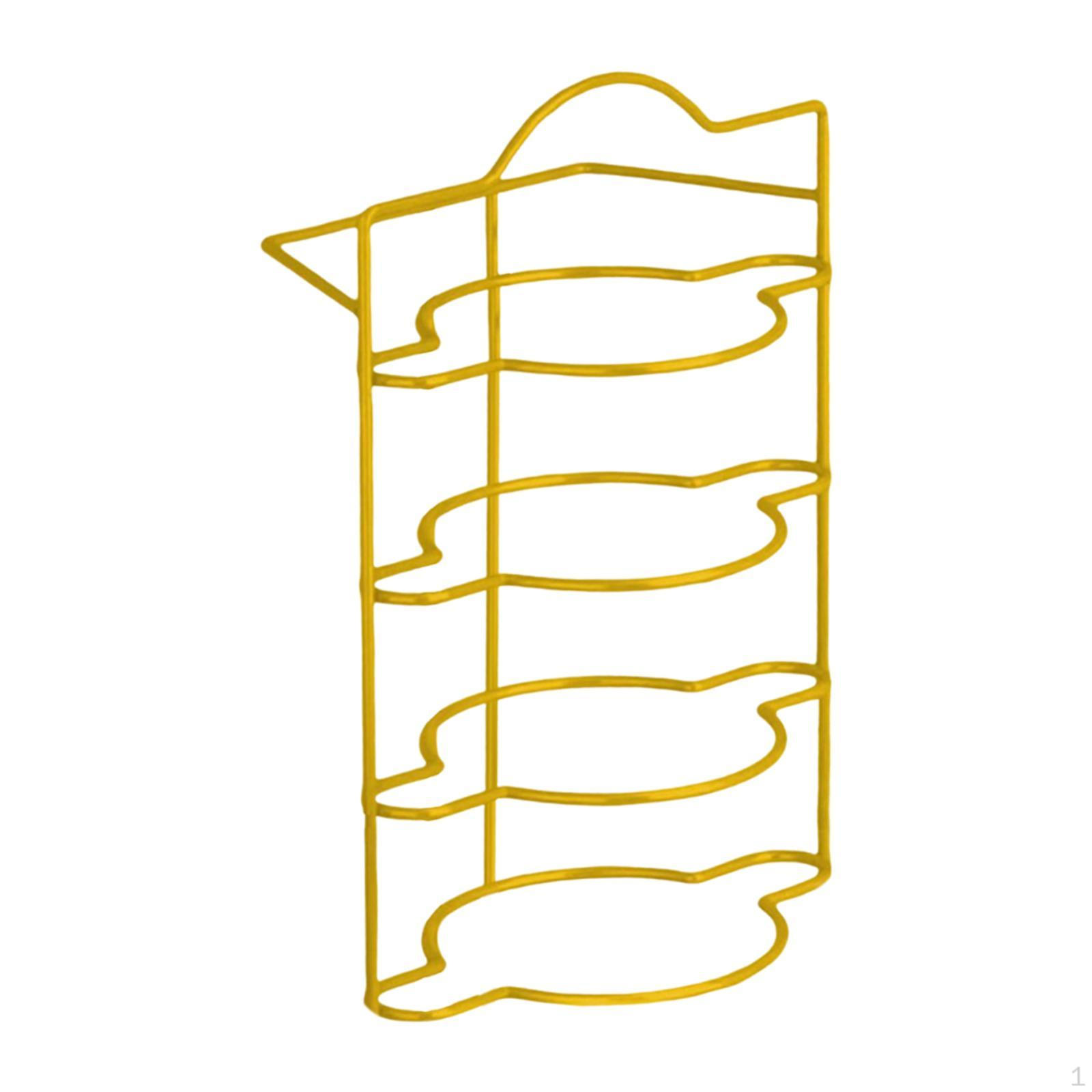 

Expandable Countertop Shelves Dish Storage Rack Modern Versatile Iron Heavy Duty Preparation Four Layers