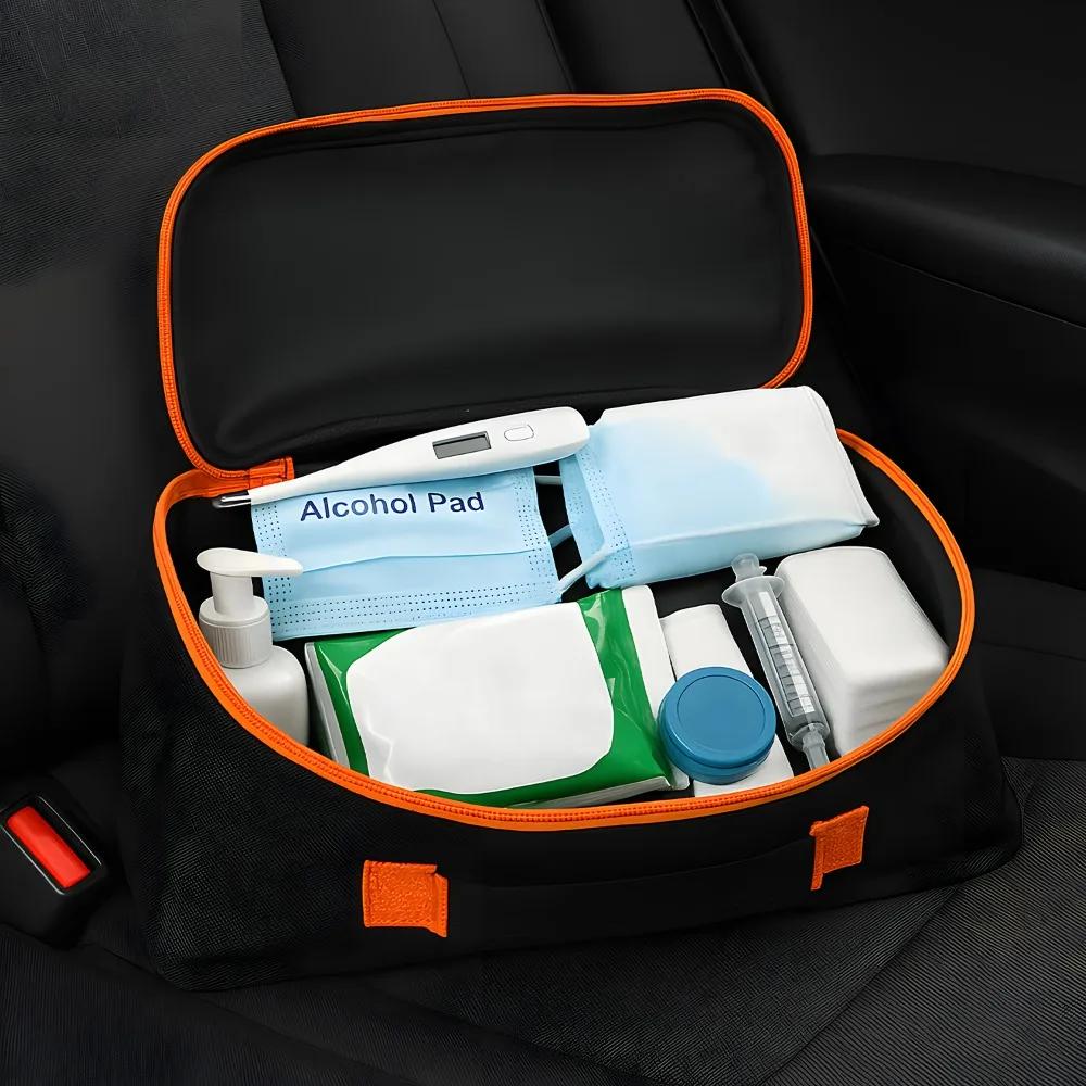 Portable Oxford Cloth Storage Bag Large Capacity Car Trunk Organizer Emergency Rescue Tool Bag for Trailer Rope Safety Hammer