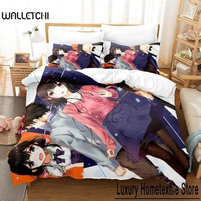 3D Tisk Anime Masamune-kun no Revenge Ložní Set Jednolůžkový Twin Plný Queen King Size Ložní Set Dospělý Dítě Ložnice Sady Povlaku na Peřinu
