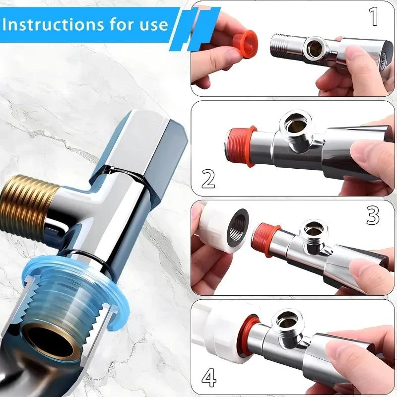 10/120PCS Faucet Sealing Gaskets Silicone Rubber Pipe Hose Leak-Proof Sealed Washers O Rings for Plumbing Plug Prevent Leakage