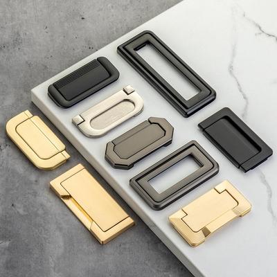 Invisible Flush Mount Minimalist Cabinet Pull Handle for Drawers and Doors