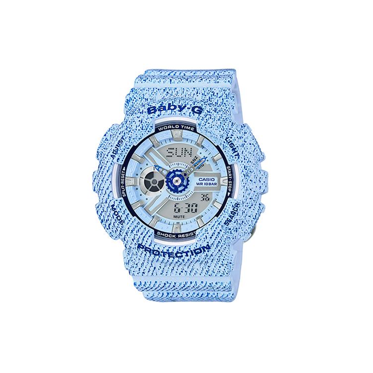 

CASIO Women s BABY-G Blue Watch BA-110DC-2A3 BA-110DC-2A3 Light Blue Band