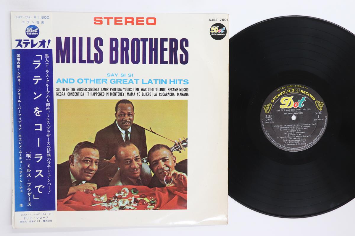 

LP Record MILLS BROTHERS Latin in chorus SJET7591 DOT Japan Obi Latin Used