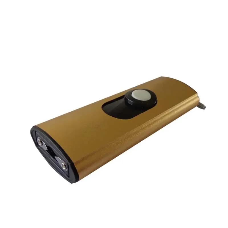 Windproof Plasma Arc Lighter Rechargeable Single Jet Flameless Metal Tool for Camping Outdoor Men's Gift Zinc Alloy Compac