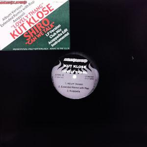 

12-дюймовая пластинка KUT KLOSE, SHIRO - Lovely Thang / Can We Talk 17REC641 Phoenix Sound 1999 Не из Японии Рэп и хип-хоп/R&B Б/У