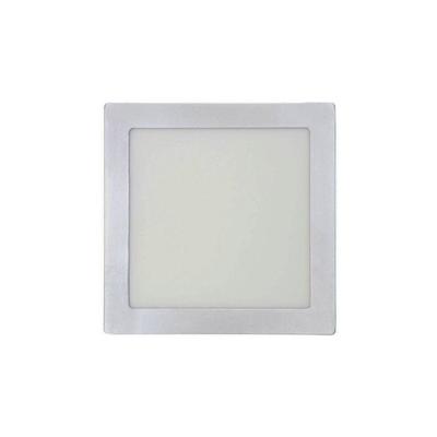 EDM Square LED Ceiling Light - 20W - 1500 Lumens - 6400K - Chrome - 31597