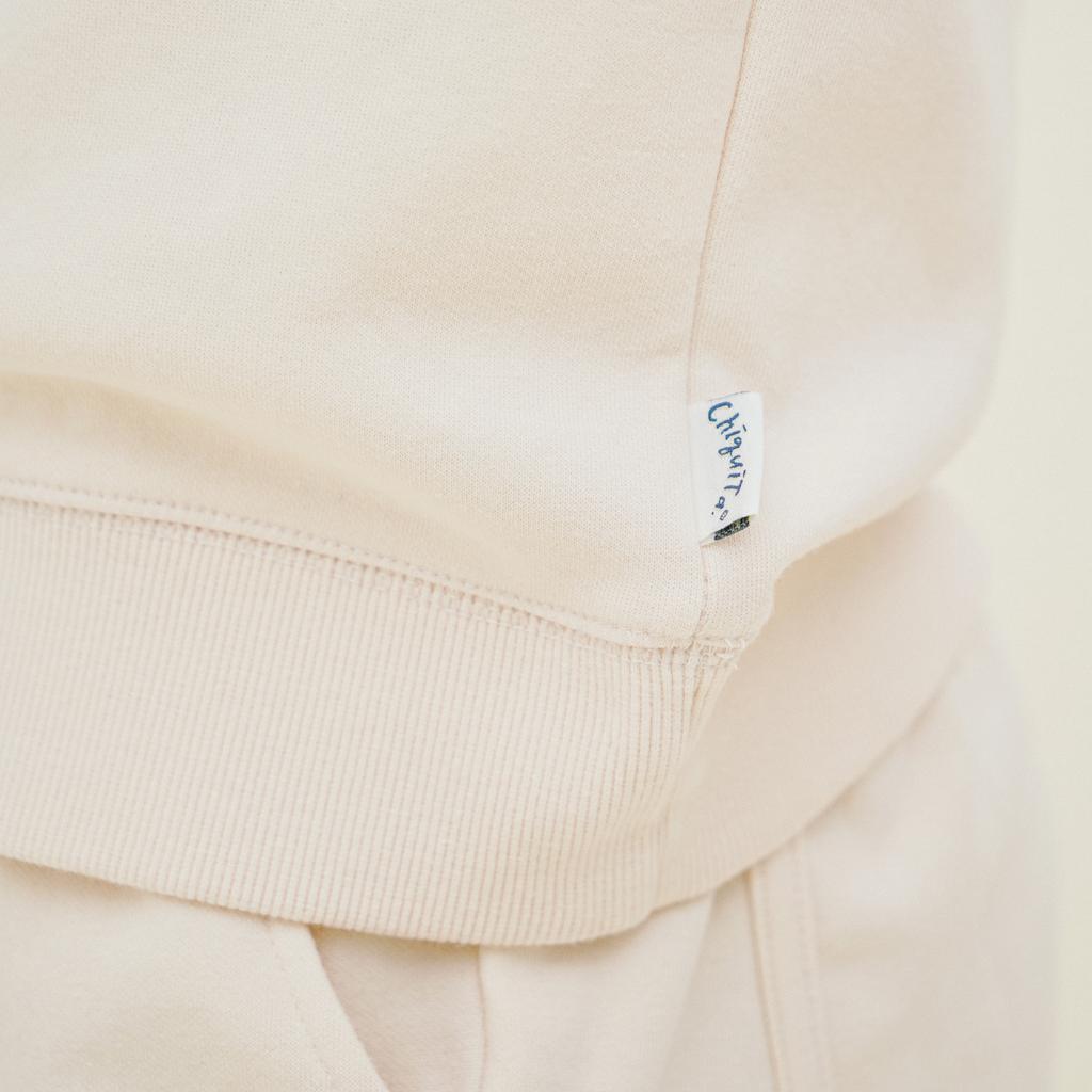 CHIQUITA Knee-Length Sweatshirt (Double Cotton) Butter 242605Sbt