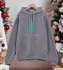 Merry Bright Christmas Trees Printing Men Hoodies Loose Casual Hoody Autumn Fleece Streetwear All-Match Pocket Pullovers