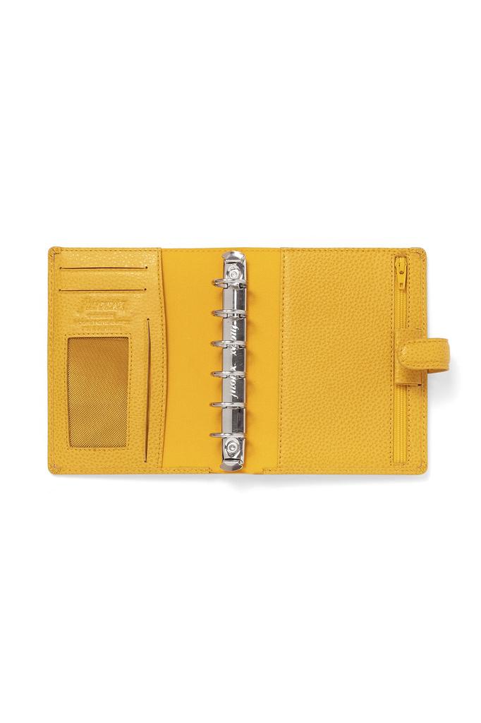 Filofax Finsbury System Organizer Small Mustard 022619 Official Import