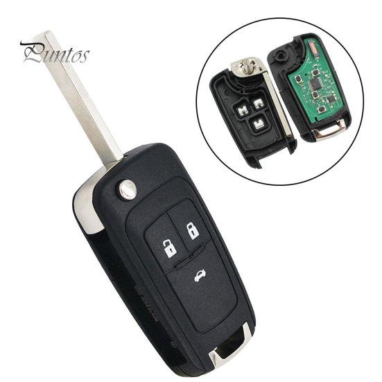 ID46 Chip 3 Knoppen 433MHz Afstandsbediening Sleutel voor Cruze Orlando