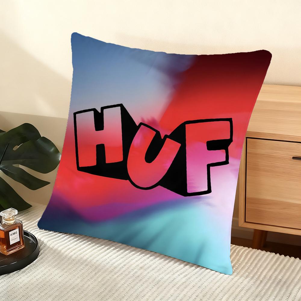 Hot Trend H-Huf Cushion Cover Soft Short Plush Pillow Cover Smooth Cozy Texture Aesthetic Cushion Case Home Decor
