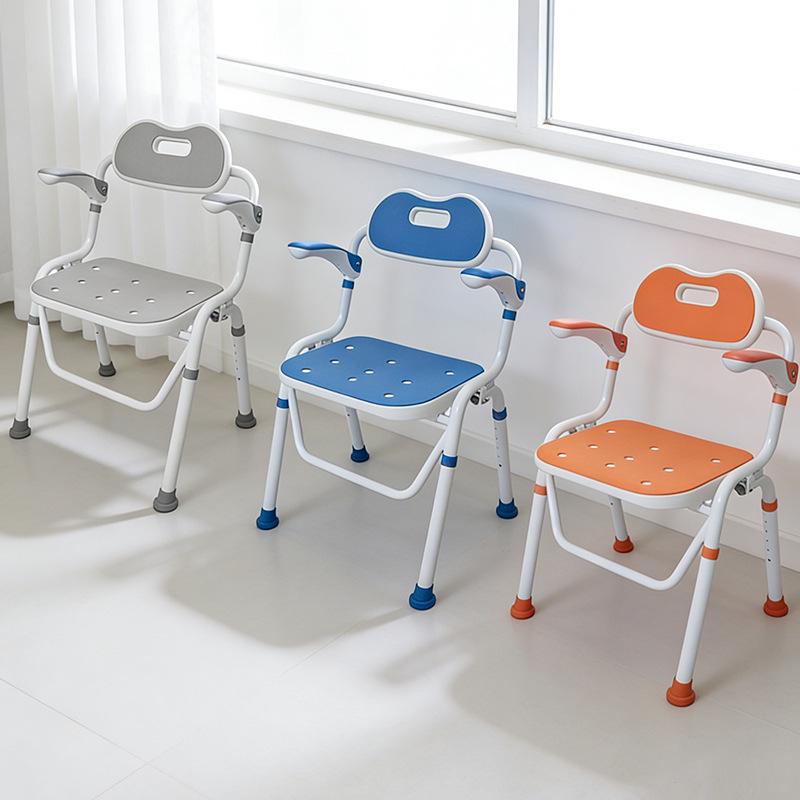Foldable, Anti-Slip Bathing Chair and Toilet Seat for Elderly and Pregnant Women