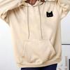 Y2K Cat Print Oversized Women's Hoodie with European and American Letter Design