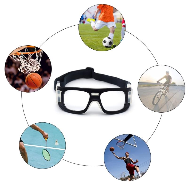 Sportbrille Brille für Männer Frauen Racquetball Basketball Fußball Brillen Schutzbrille Stoß Kollision Linse