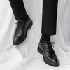 Fashion Brand Mens Brogues Dress Shoes Flat Party Office Business Shoes Male Footwear Black Brown Grey D620