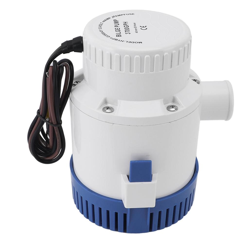 3700 GPH Boat Marine Plumbing Electric Bilge Pump Efficient Low Noise Overheat Prevention
