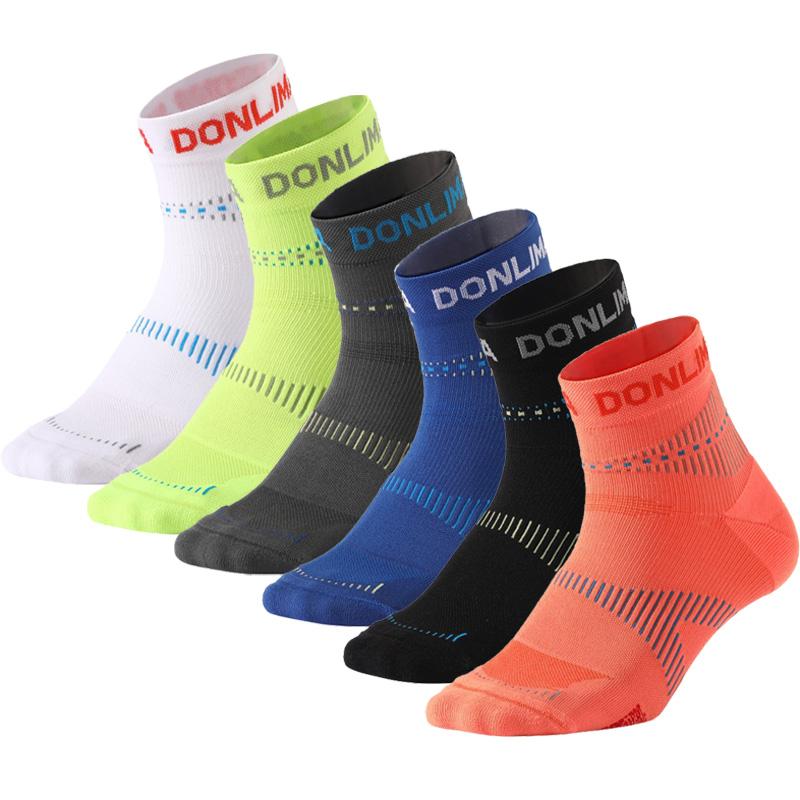 

Спортивные компрессионные носки для бега для мужчин и женщин, профессиональные спортивные носки для бега, велоспорта, гольфа и работы US 6-12 EU 38-45 синий