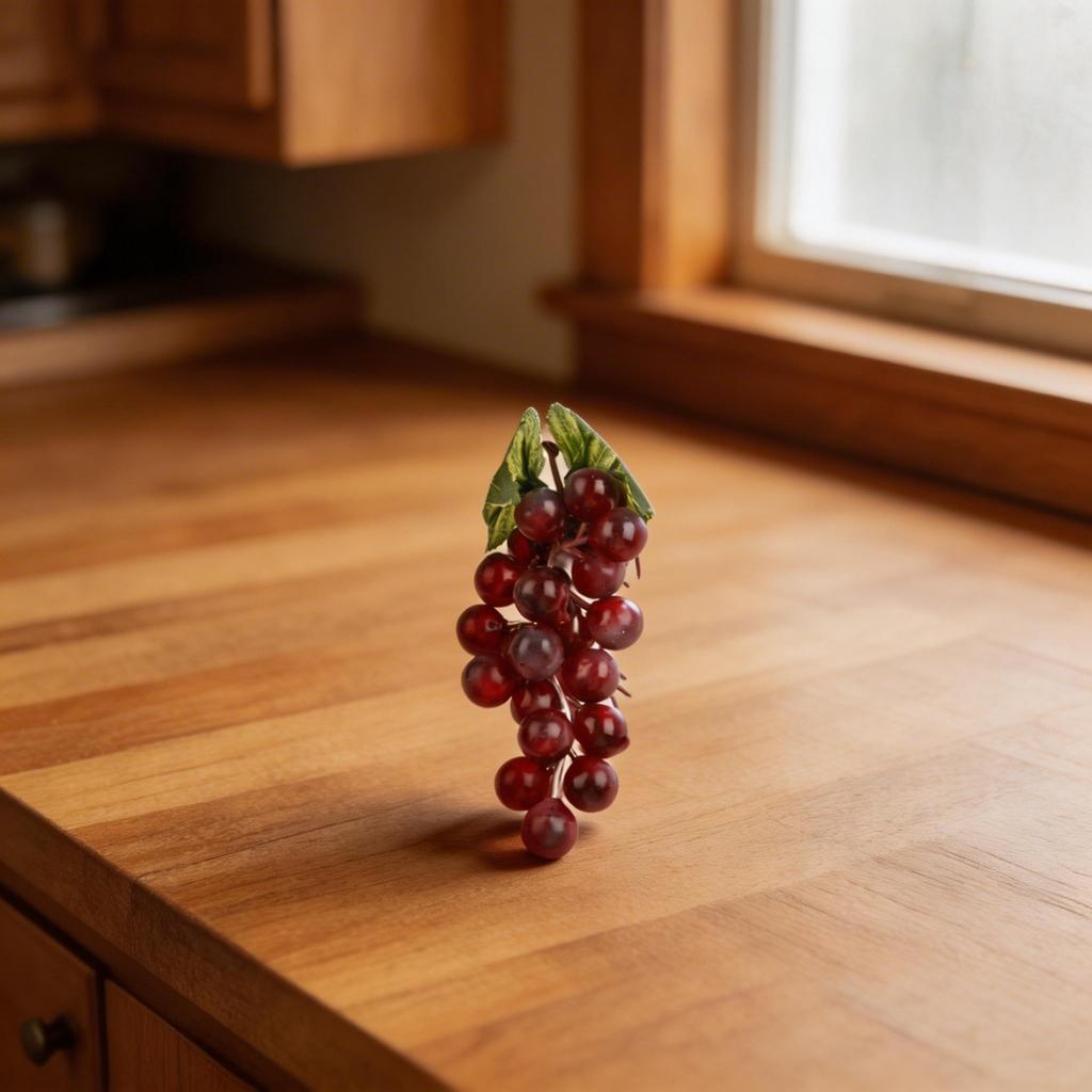 Convenient Arranging Sets Artificial Grape Clusters PVC Grape Bunches