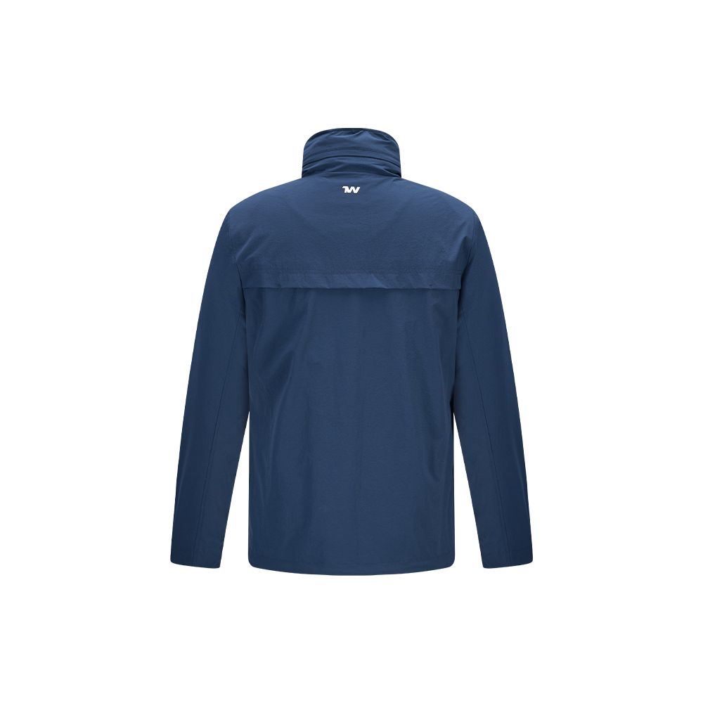 Under Armour Solid Color Logo Sports Training Woven Hooded Jacket Men Jackets Academy-Blue 21600409-408