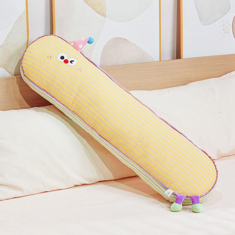 Fabric Body Soft Plush Toy Pillow With Cartoon Print For Side Sleepers Doll Gift