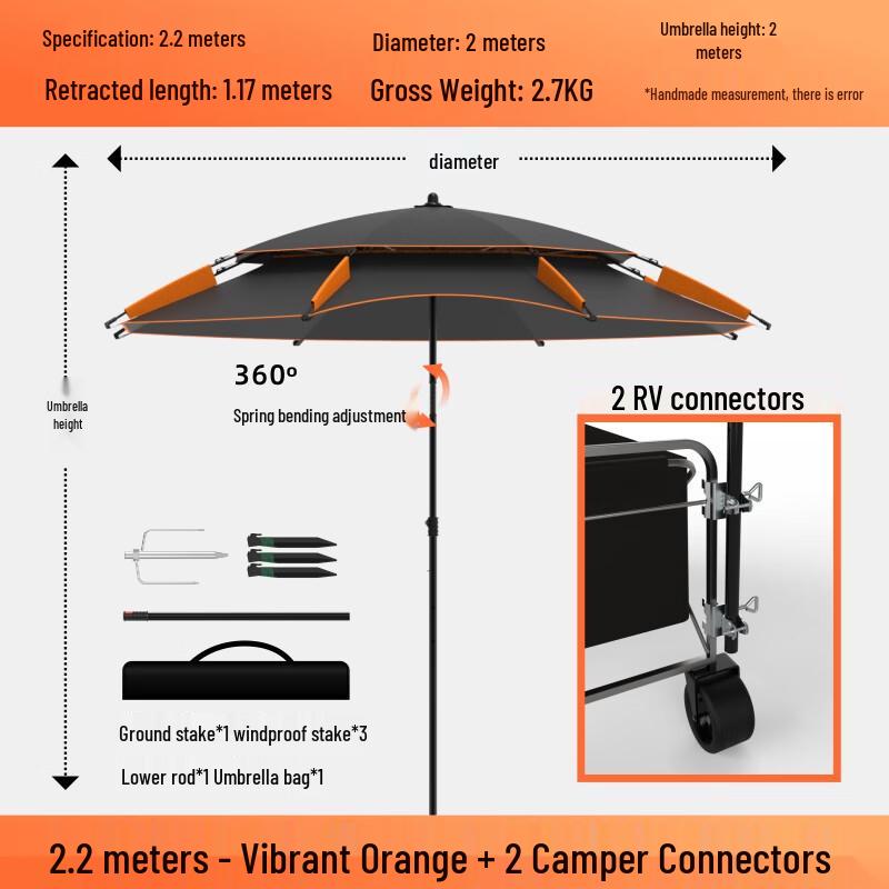 Naiduo Outdoor Camping & Beach Umbrella