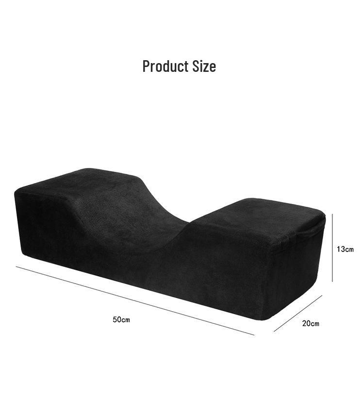 Oreiller de soutien de cou en forme de U pour extension de cils et présentoir auxiliaire