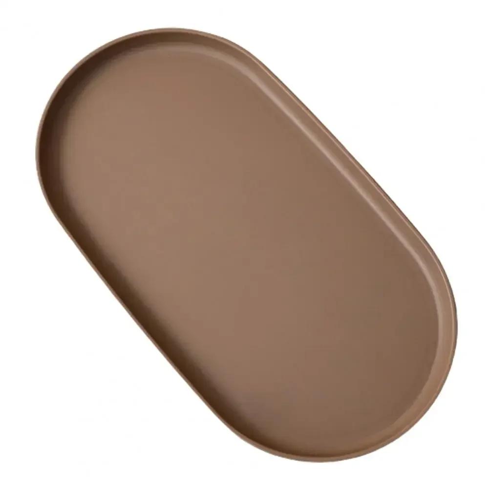 

Складная фруктовая тарелка, поднос для десерта, овальный поднос для подачи еды, бесплатная тарелка для закусок, многоразовая тарелка для еды с гладкими краями для кухни