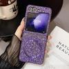 TPU Soft Edge Magnetic Sparkling Diamond Phone Case for Samsung Galaxy Z Flip 7 fe 6 5 4 3 Flip7 Flip6 Protective Cover