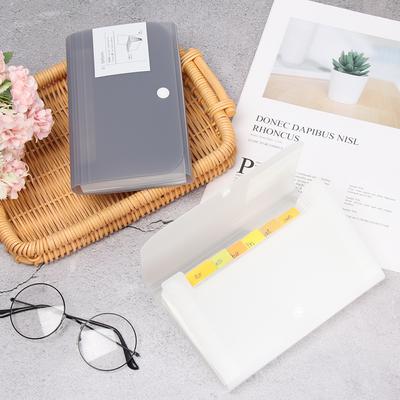 A6 Fashion Expanding File Case Document Bag 12 Pockets File Folder Paper Organizer