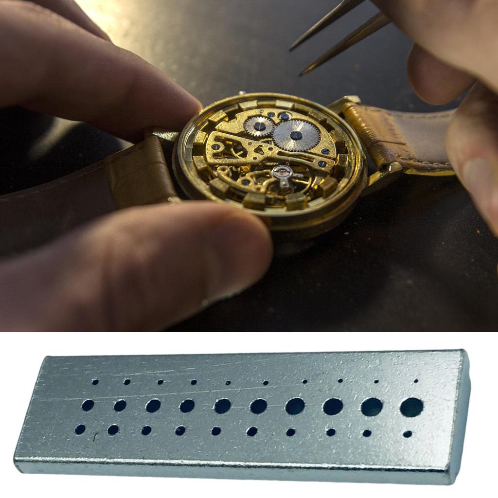 Multiple Functional Triplicate Row Hit Board Tool For Watch Mechanism Disassembly And Professional Clock Rehabilitation