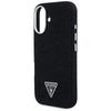 Guess Denim Triangle Logo MagSafe Case for iPhone 16 Black