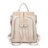 Embroidered Rhomboid Backpack Large Capacity Women's Commuter Bag Multifunctional Shoulder Bag