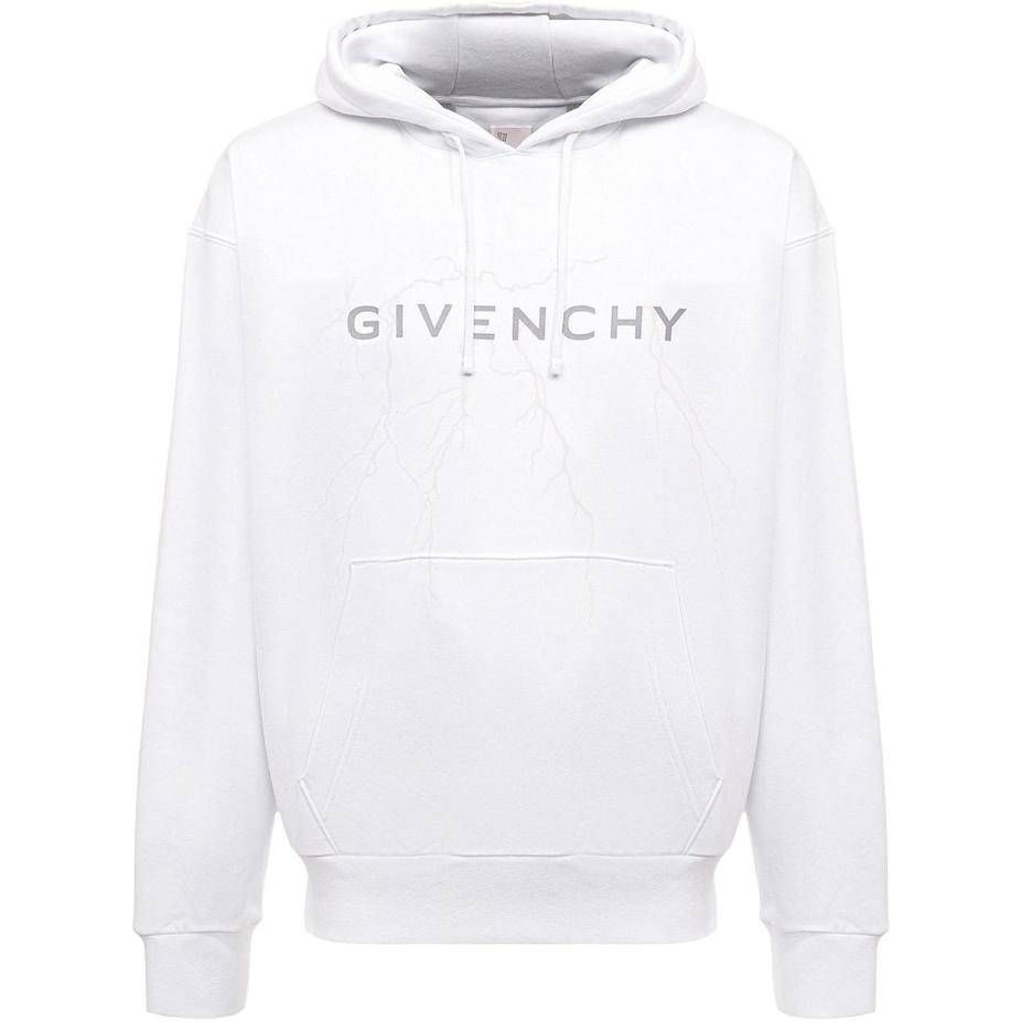 Givenchy Felpa con cappuccio e coulisse con logo stampato BMJ0LA3YJ9100
