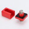 100A/120A Energy Storage Terminal Block Copper Through Wall High Current Terminal Post Square Black Red Inverter Connector Tool