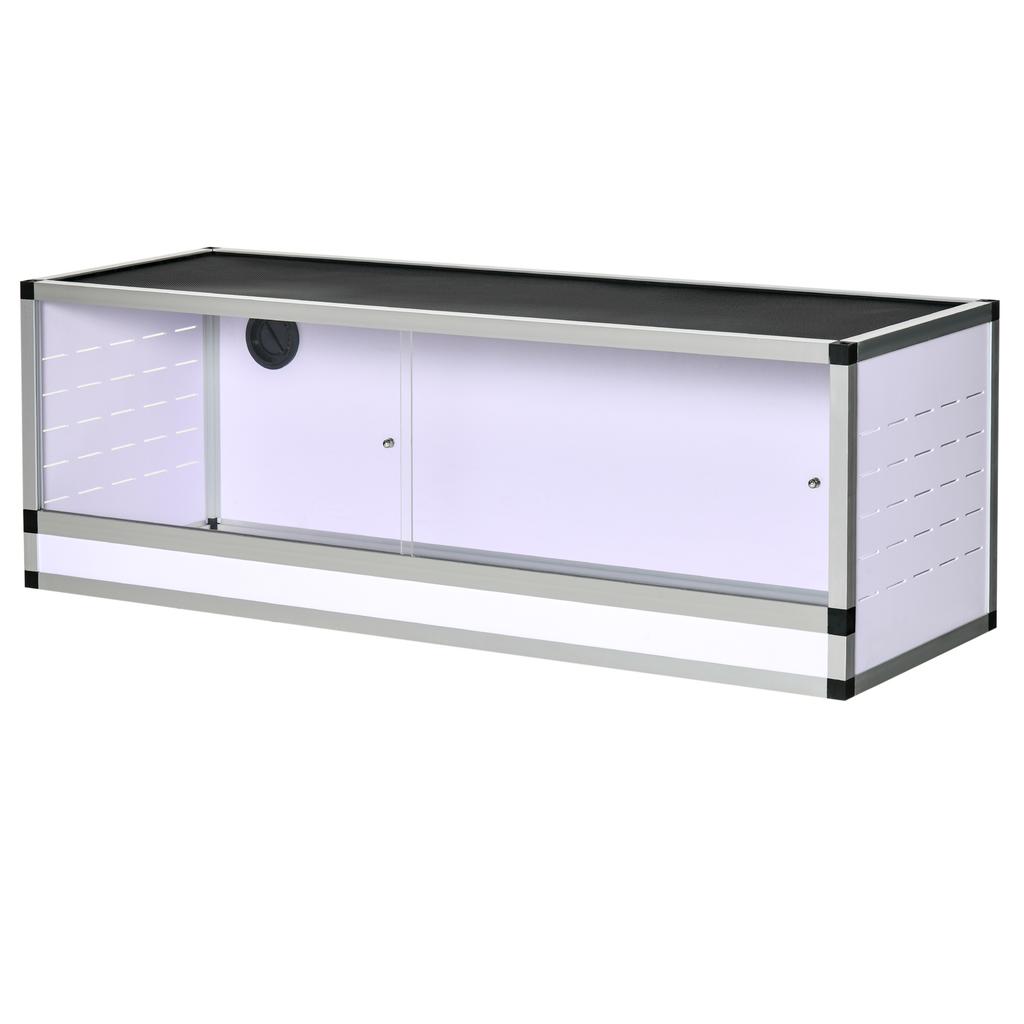 Terrarium for Reptiles Acrylic Terrarium Feeding Box 120 x 40 x 40 cm for Amphibians, Insects, Snails, Jumping Spider